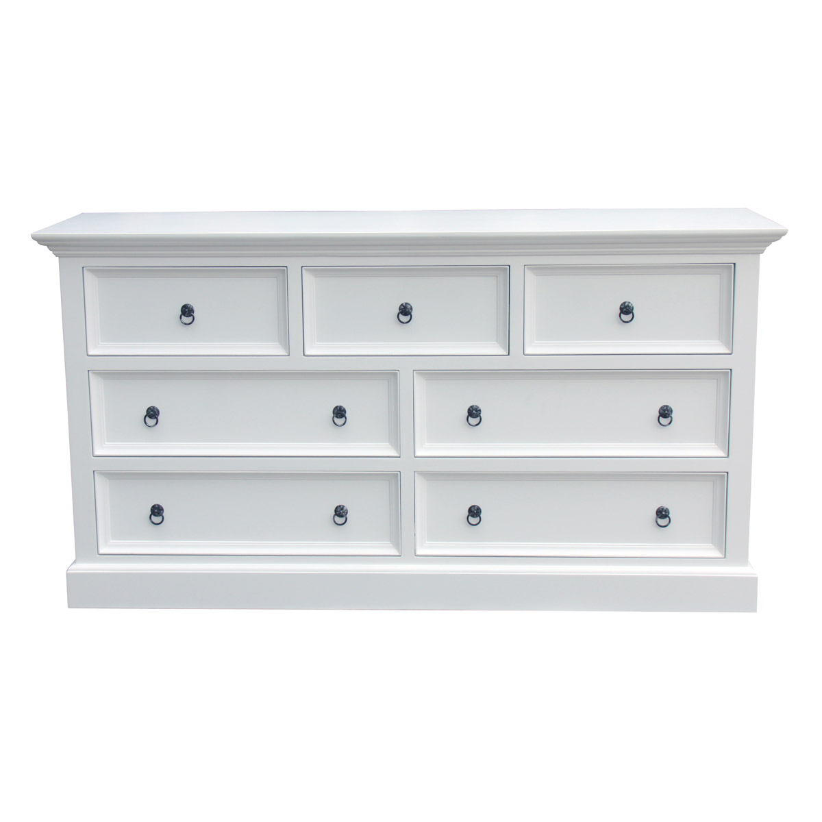 White 7-Drawer Dresser
